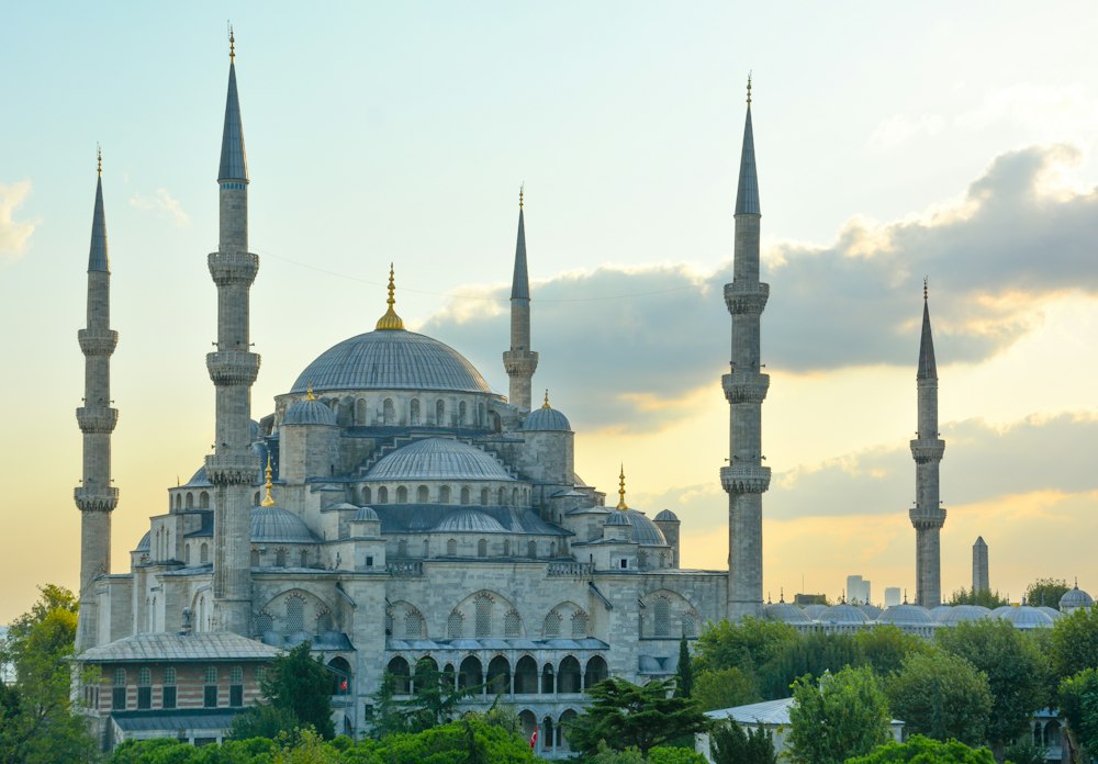 red and black Mosque